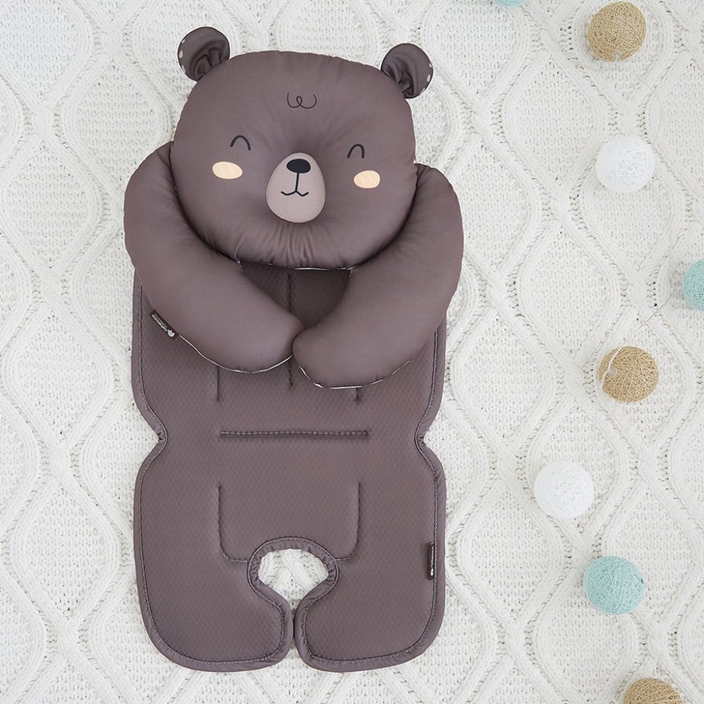 Bear Liner Seat Pad for Car, Brown